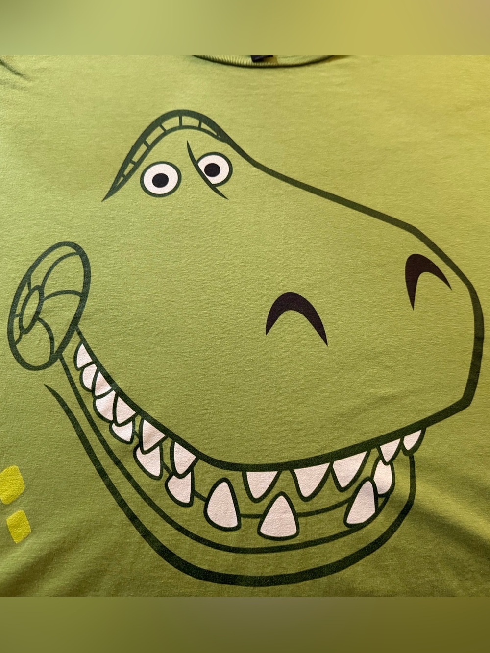 Disney/Pixar Toy Story Rex 3X Green Short Sleeve T-shirt